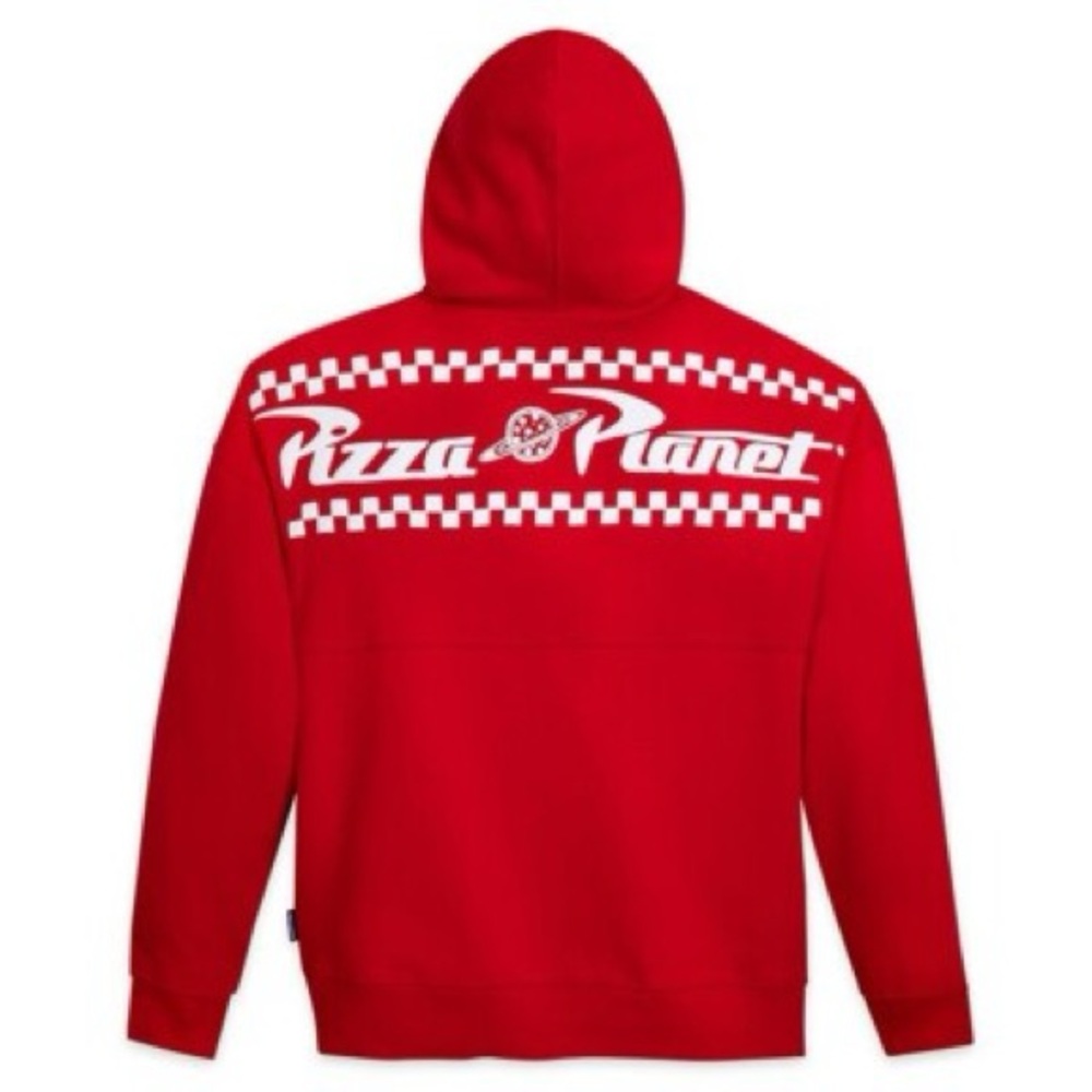 Disney Parks ‘Toy Story’ Pizza Planet Zip Up Hooded Spirit Jersey